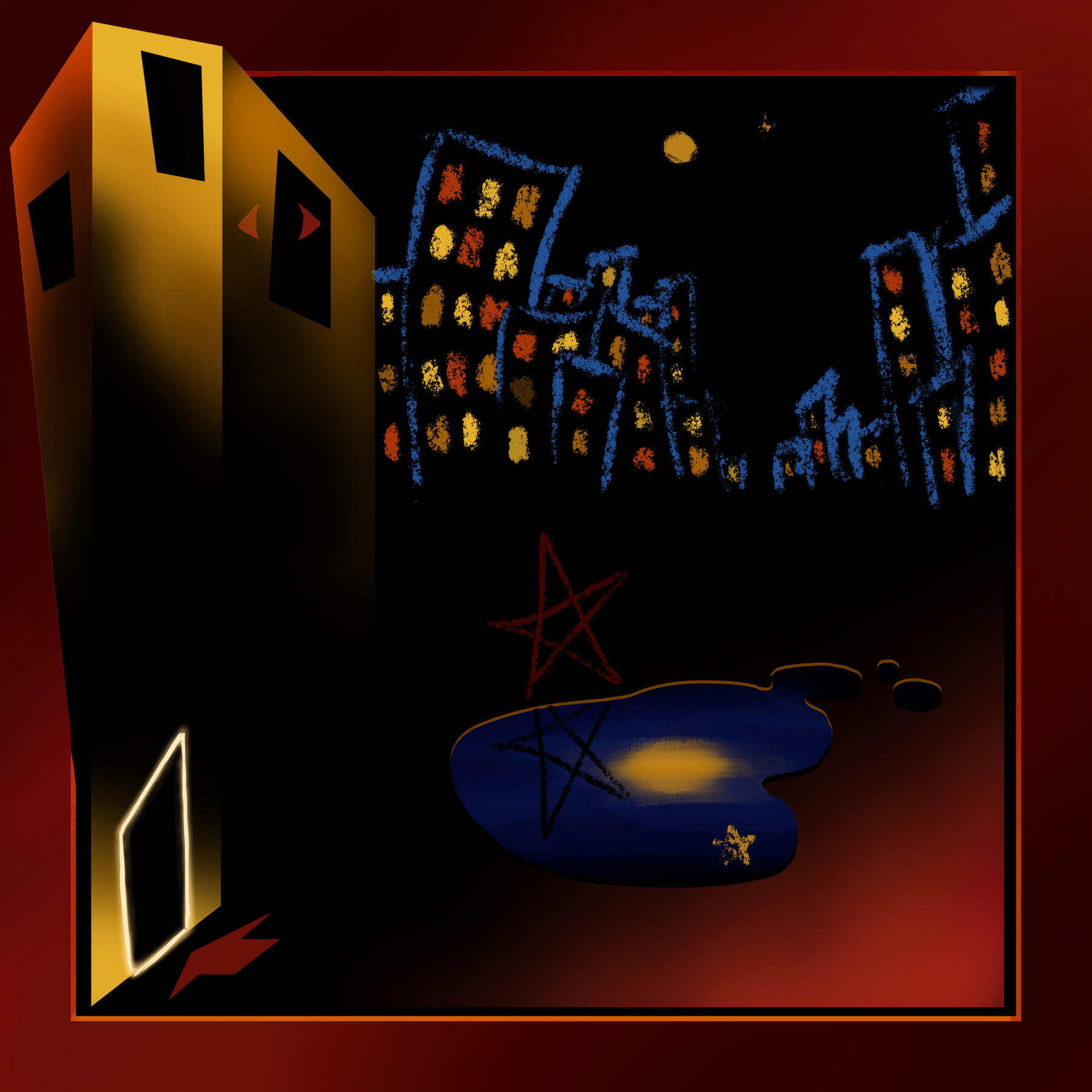 Surreal Scene #2 Clip Studio Paint 2025