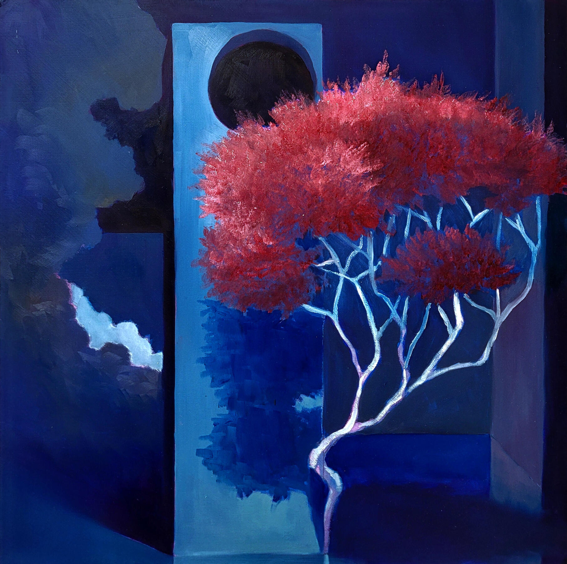 Silent Inundation Oil on Panel 2024