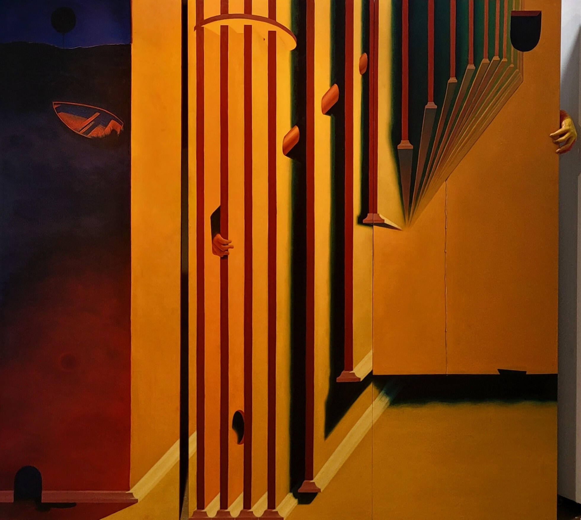 Collective Phantasm Oil on Doors 2024