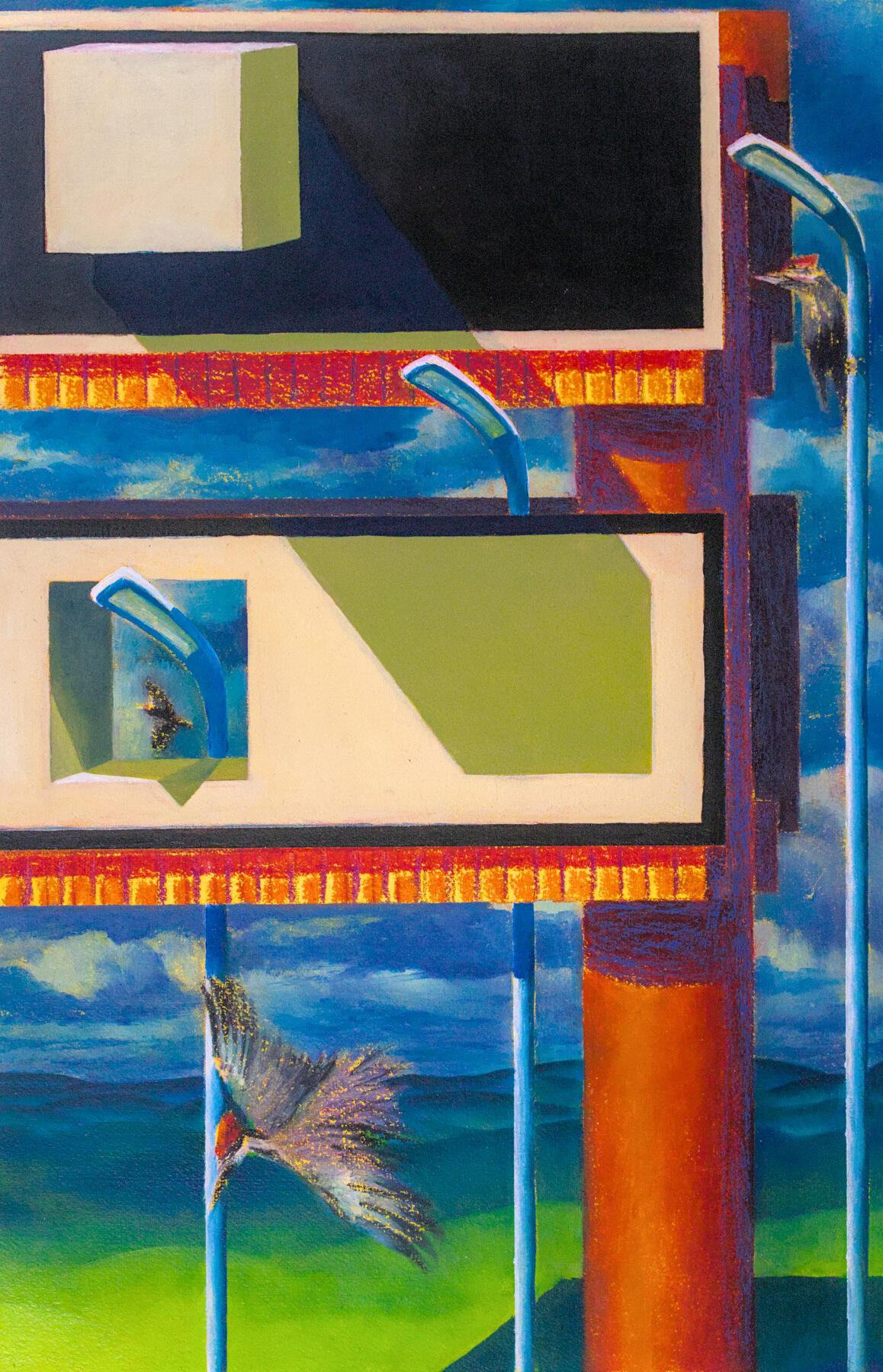 Waste :: Sanctuary Mixed Media on Paper 2024