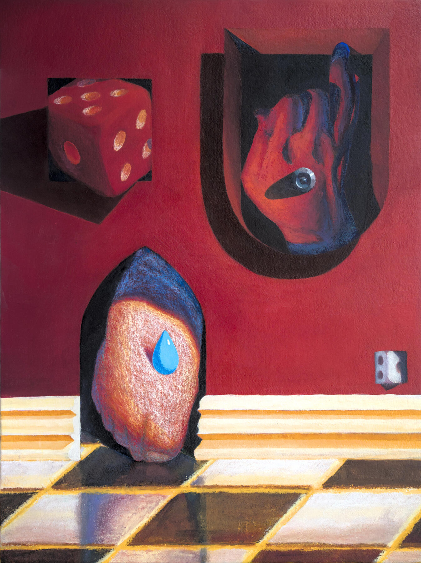 House Rituals Mixed Media on Canvas 2024