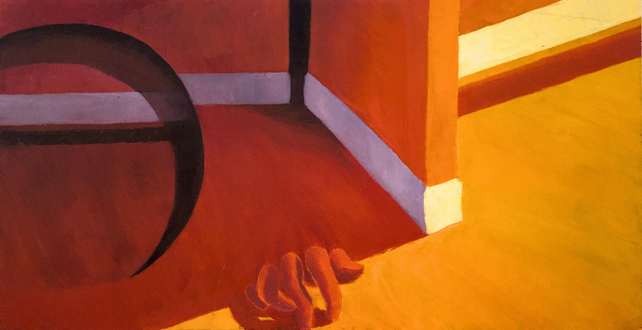 Latency Oil on Wood 2024